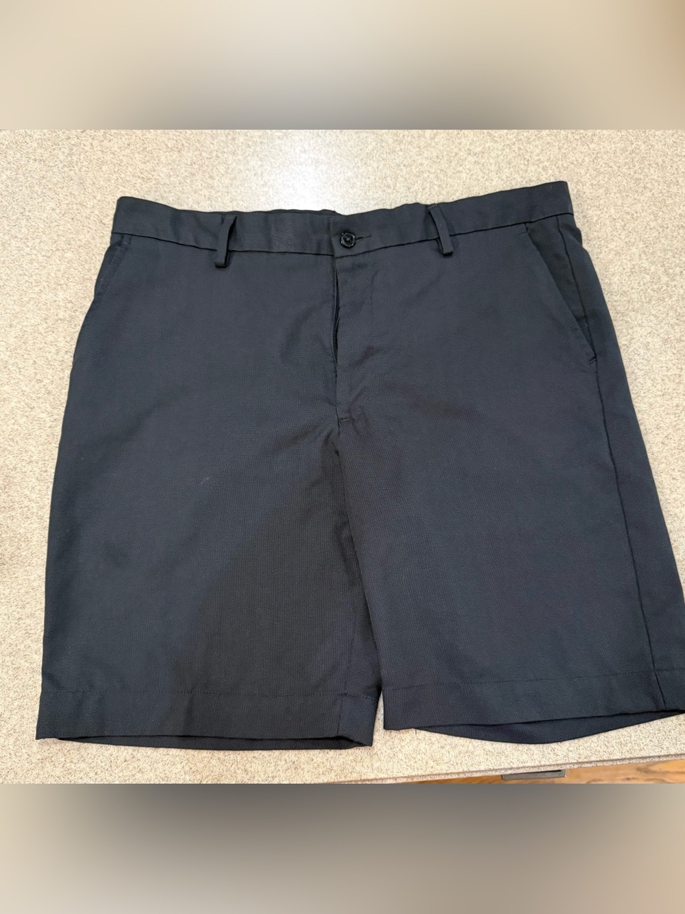 Greg Norman Collection Black Flat Front Men's Shorts